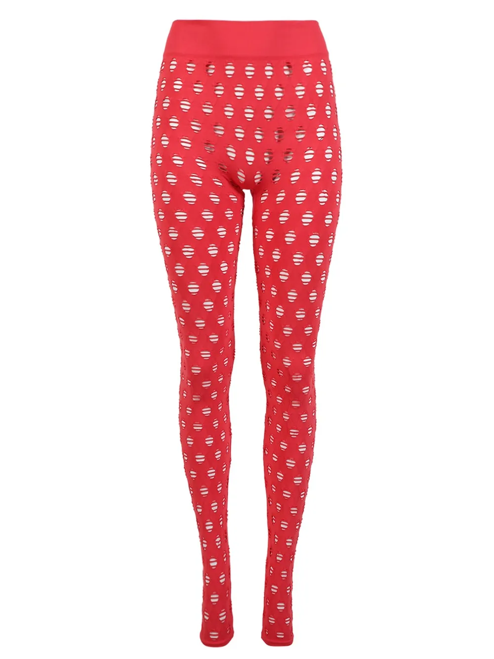 Knitted Perforated Leggings