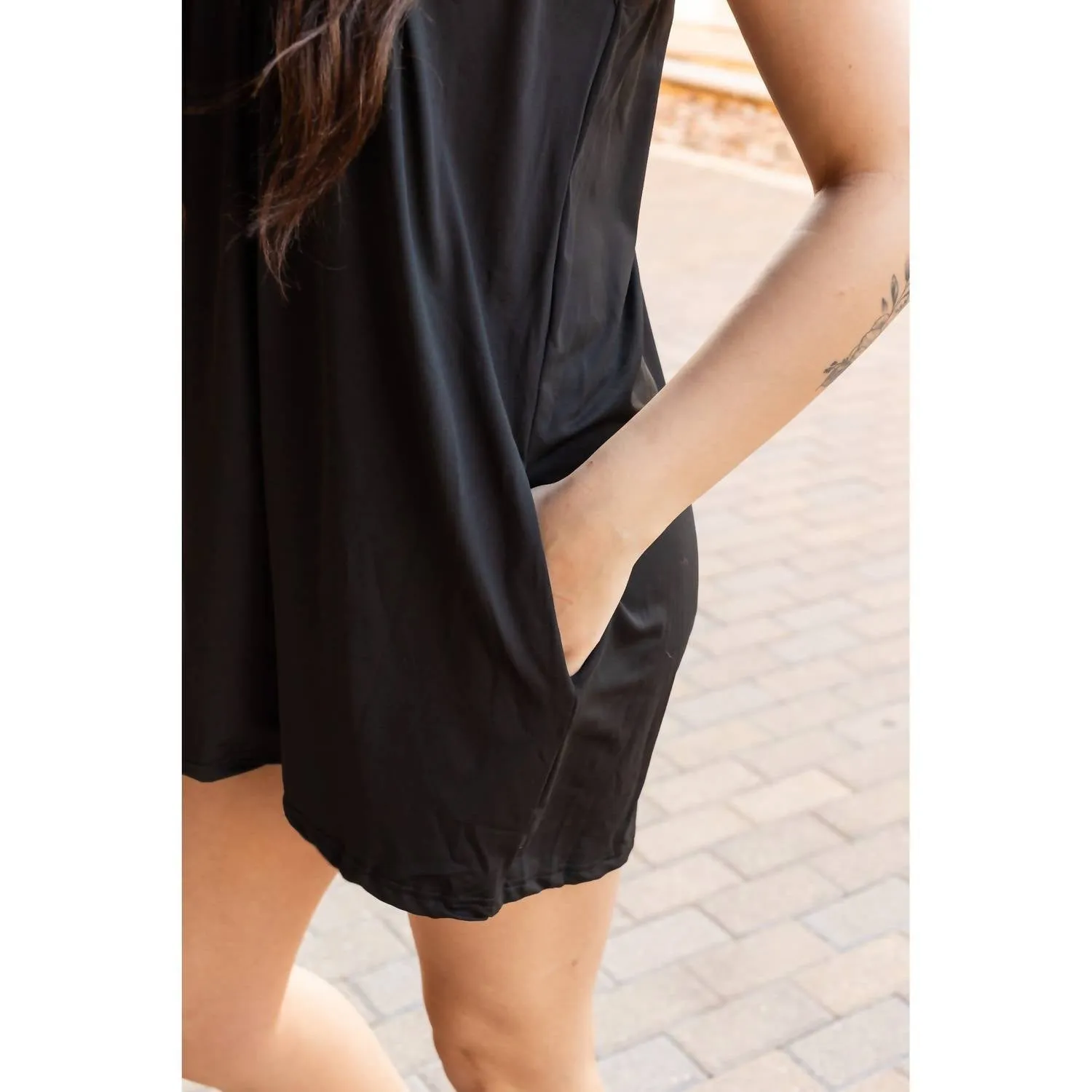 Krista Romper In Black