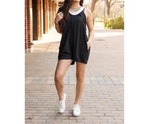 Krista Romper In Black