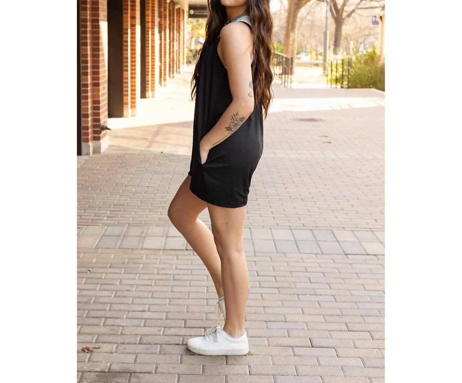 Krista Romper In Black