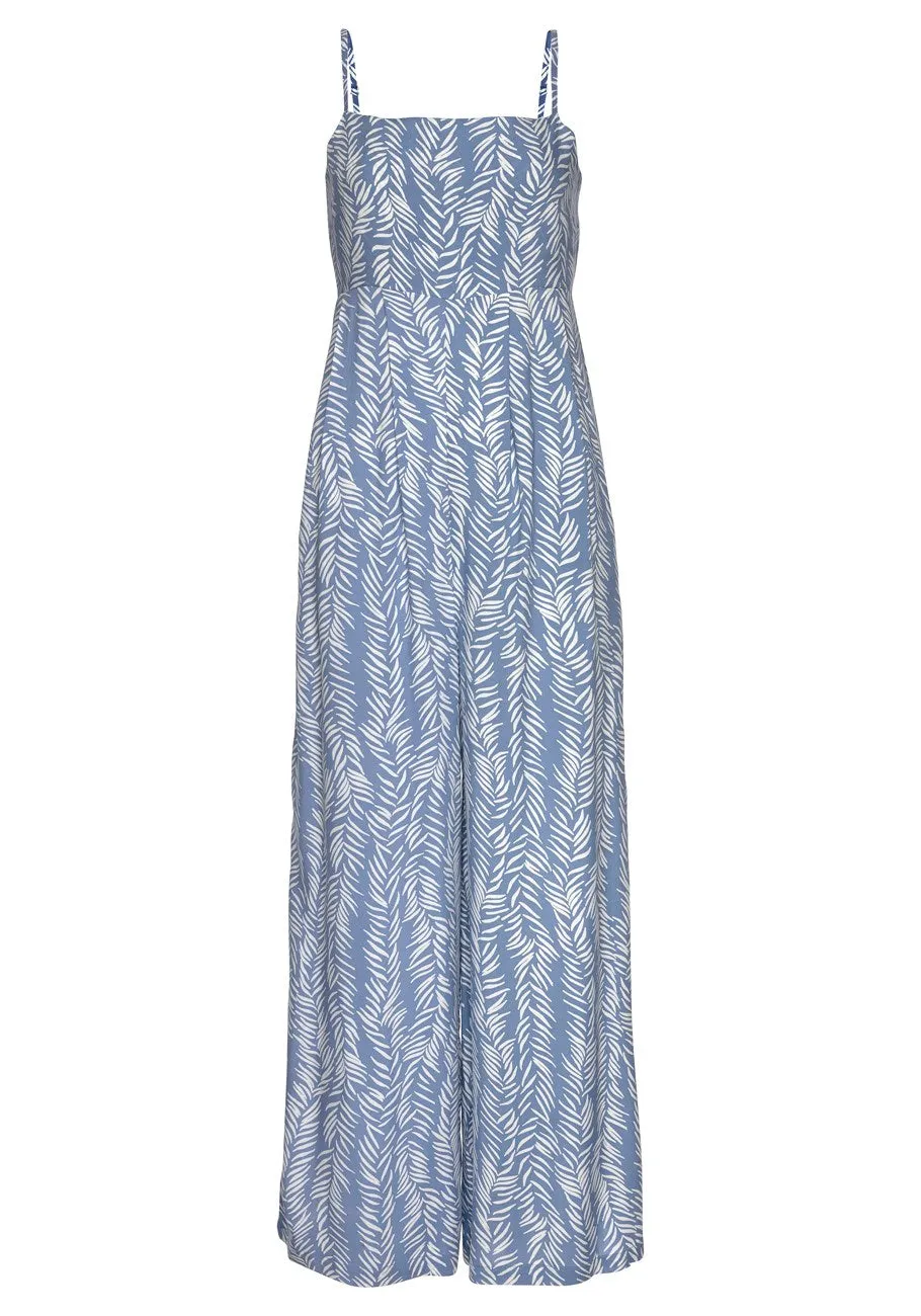 LASCANA Women's Printed Sleeveless Jumpsuit