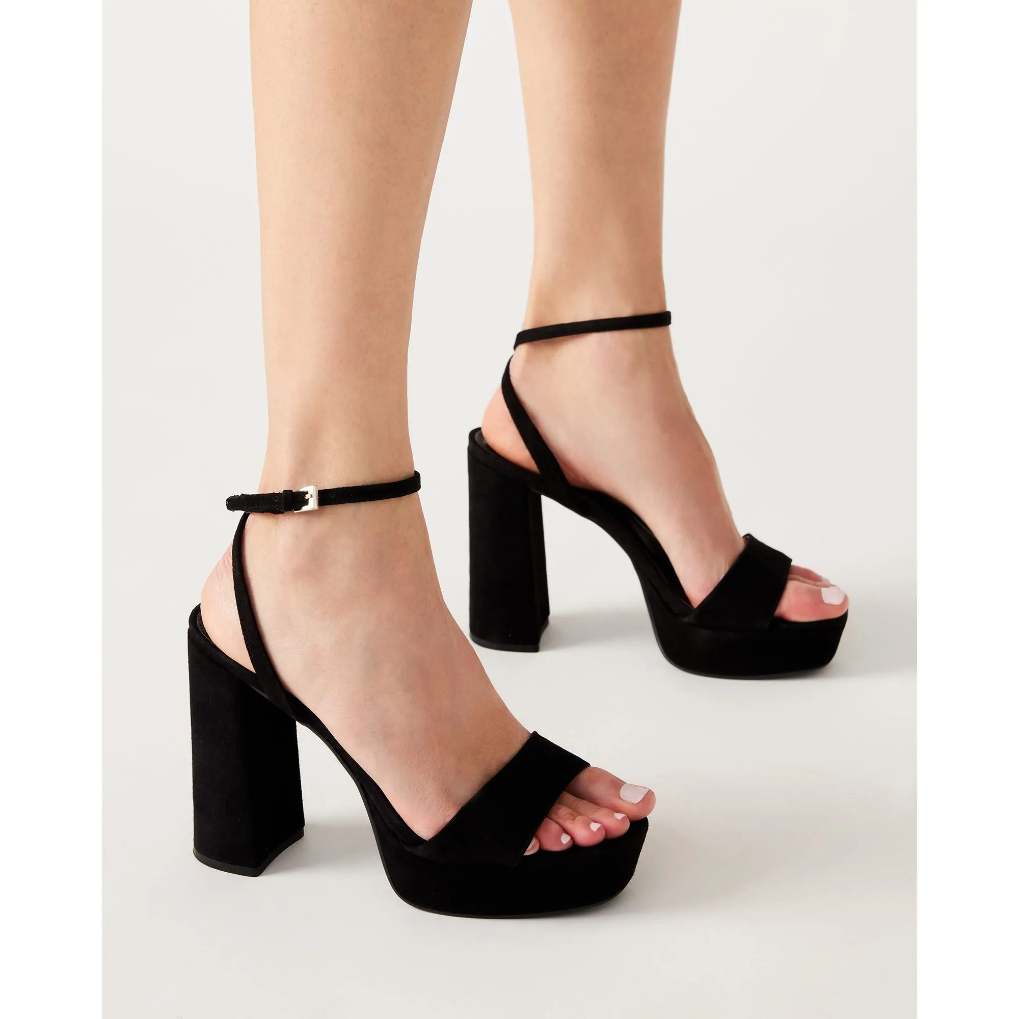 Lessa Black Suede