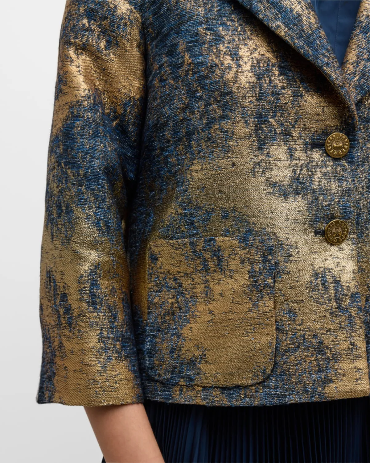 Lurex Tweed Cabane Short Jacket