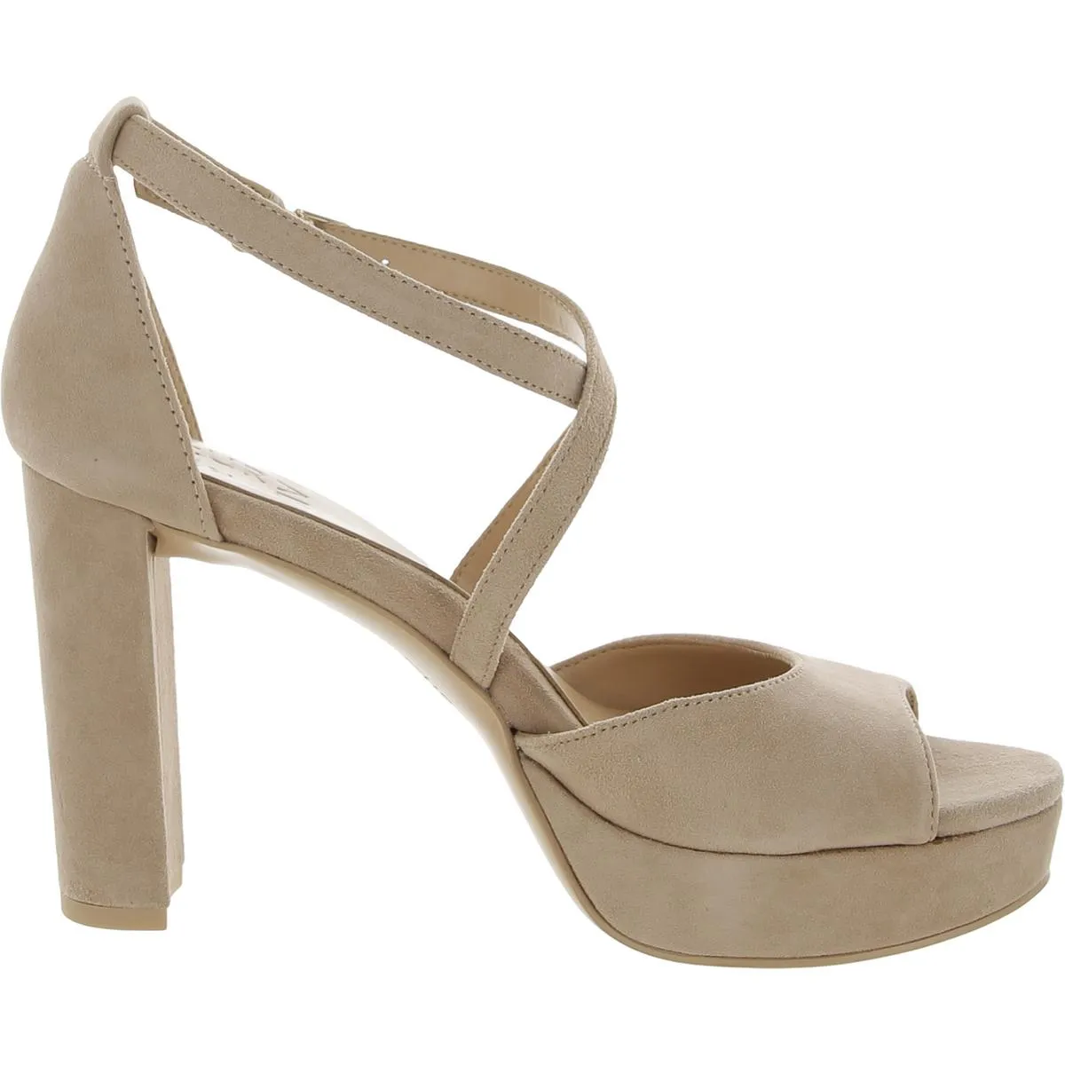 Melody Womens Block Heel Ankle Strap Platform Sandals