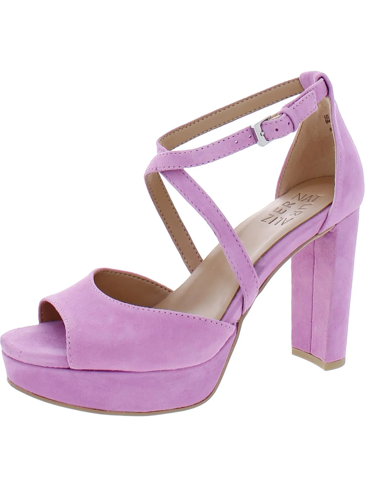 Melody Womens Block Heel Ankle Strap Platform Sandals