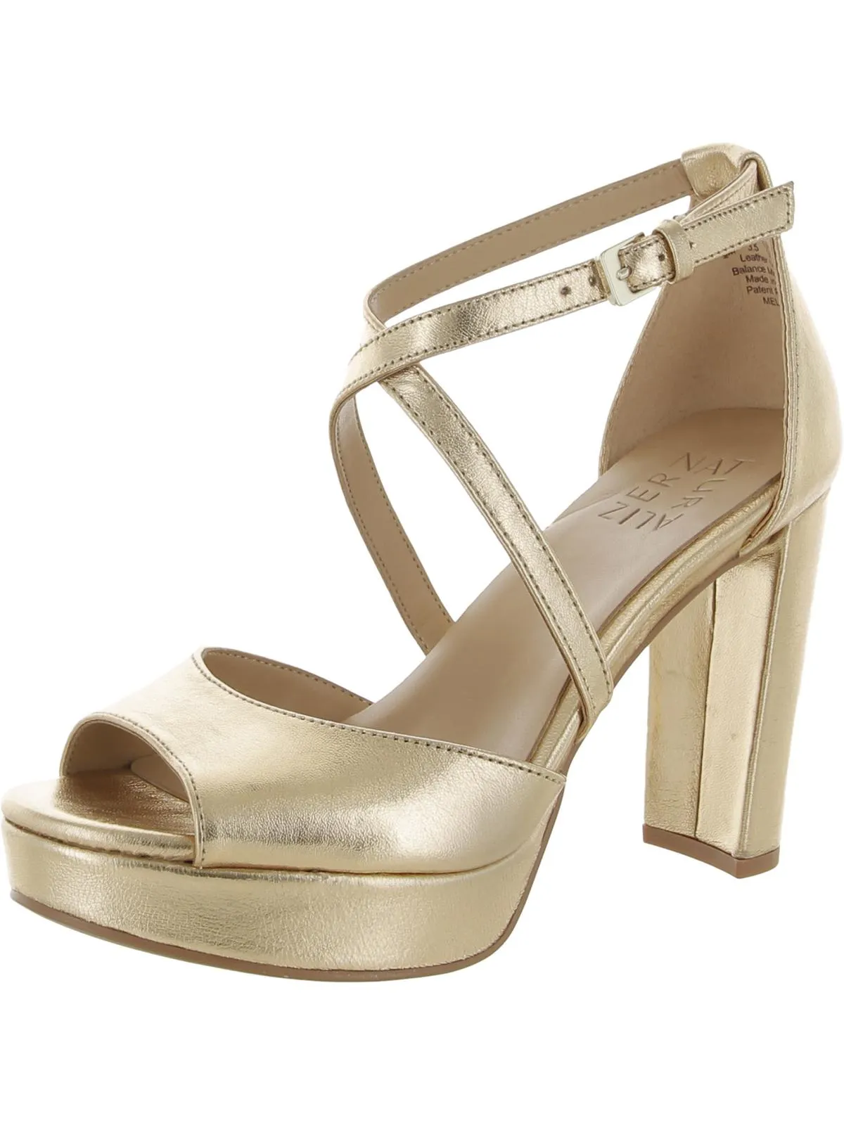 Melody Womens Block Heel Ankle Strap Platform Sandals