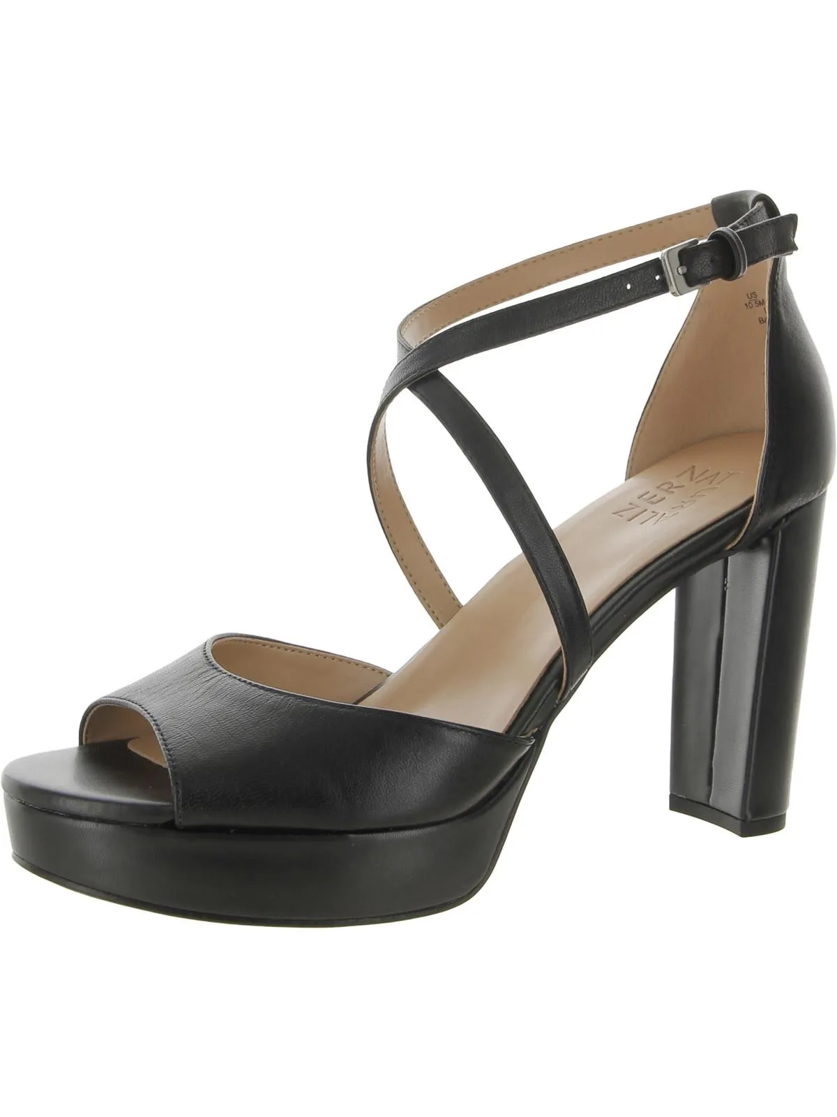 Melody Womens Block Heel Ankle Strap Platform Sandals