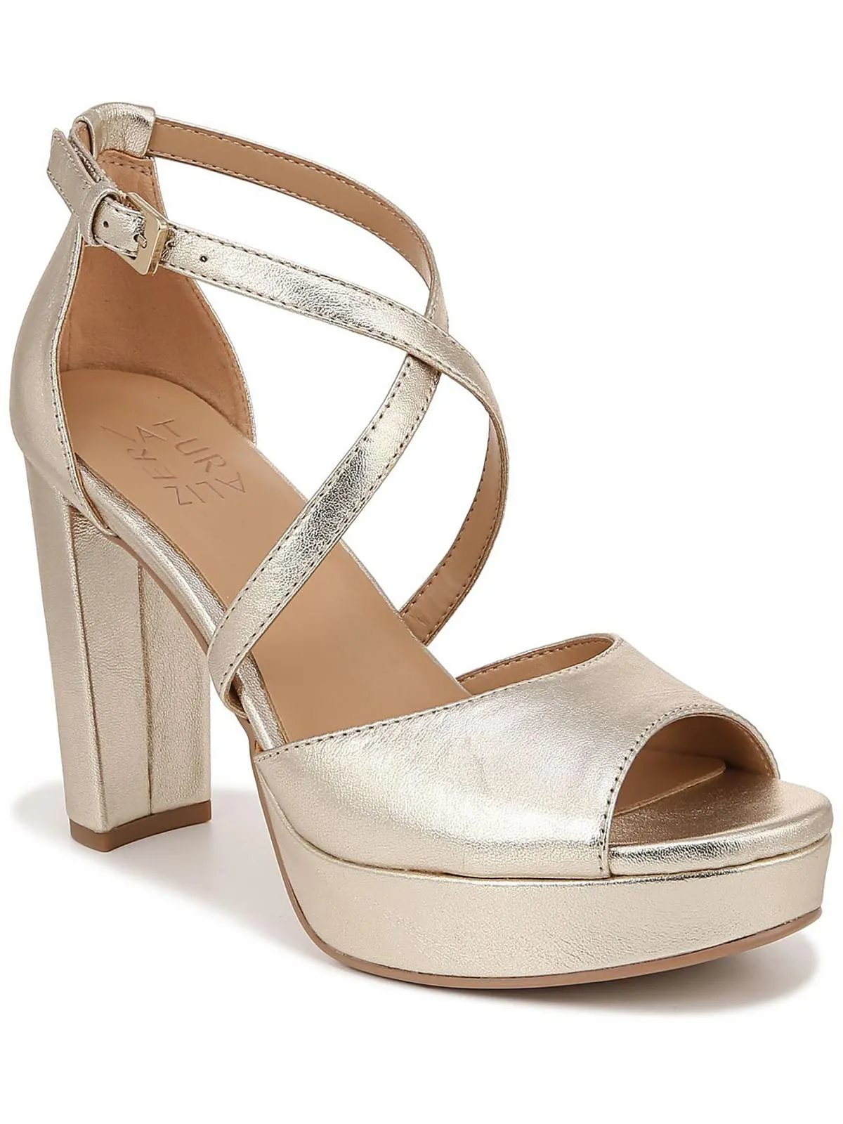 Melody Womens Block Heel Ankle Strap Platform Sandals