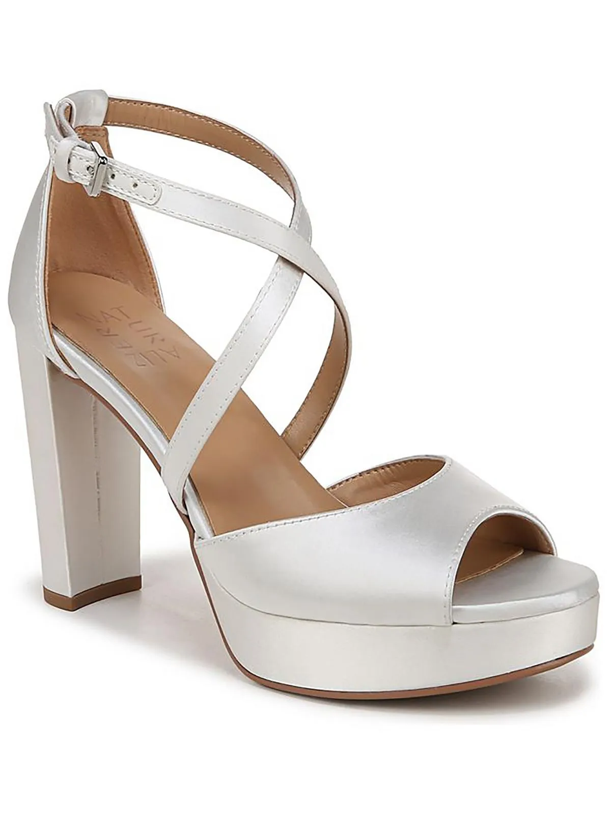 Melody Womens Block Heel Ankle Strap Platform Sandals
