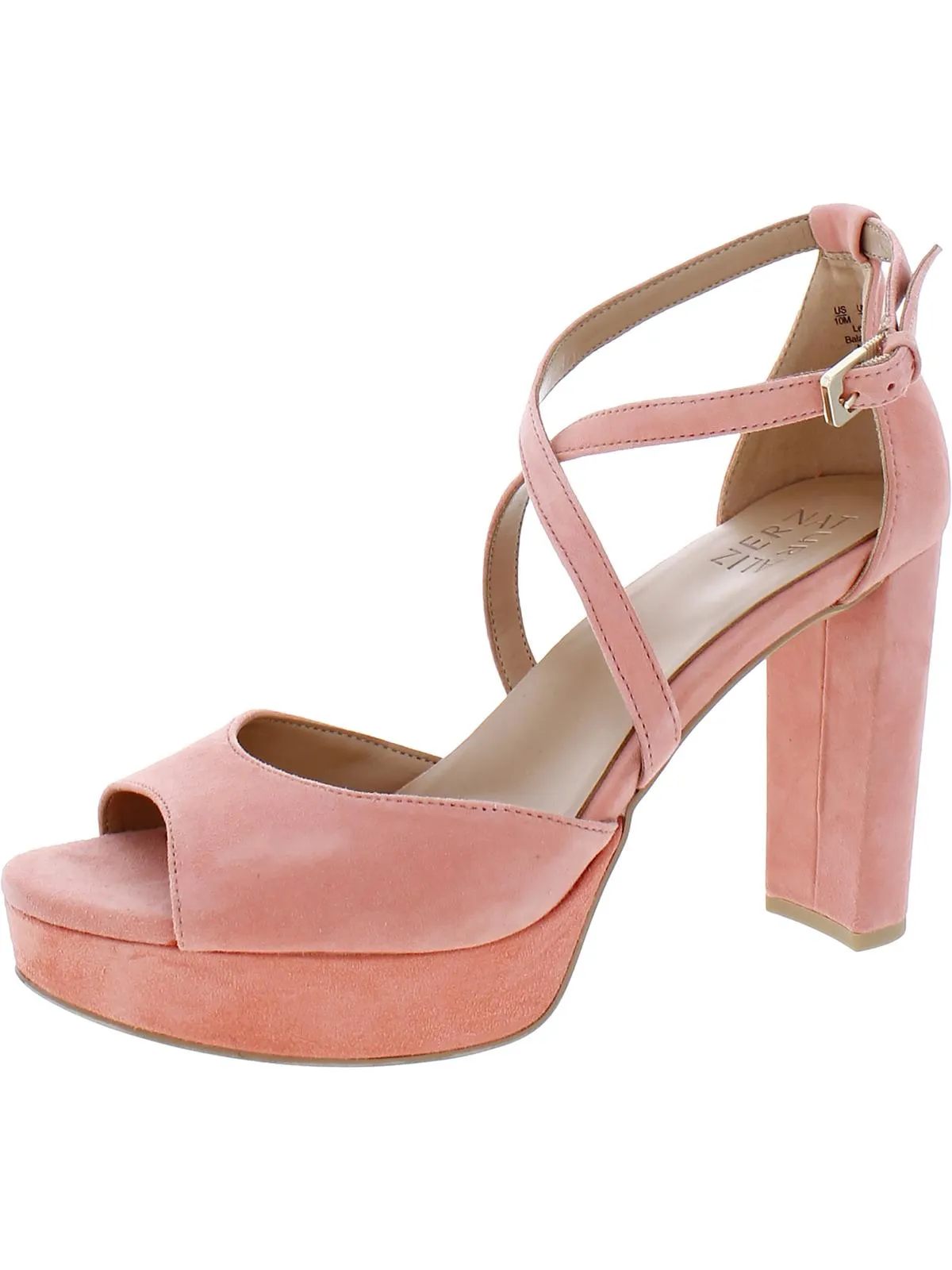 Melody Womens Block Heel Ankle Strap Platform Sandals