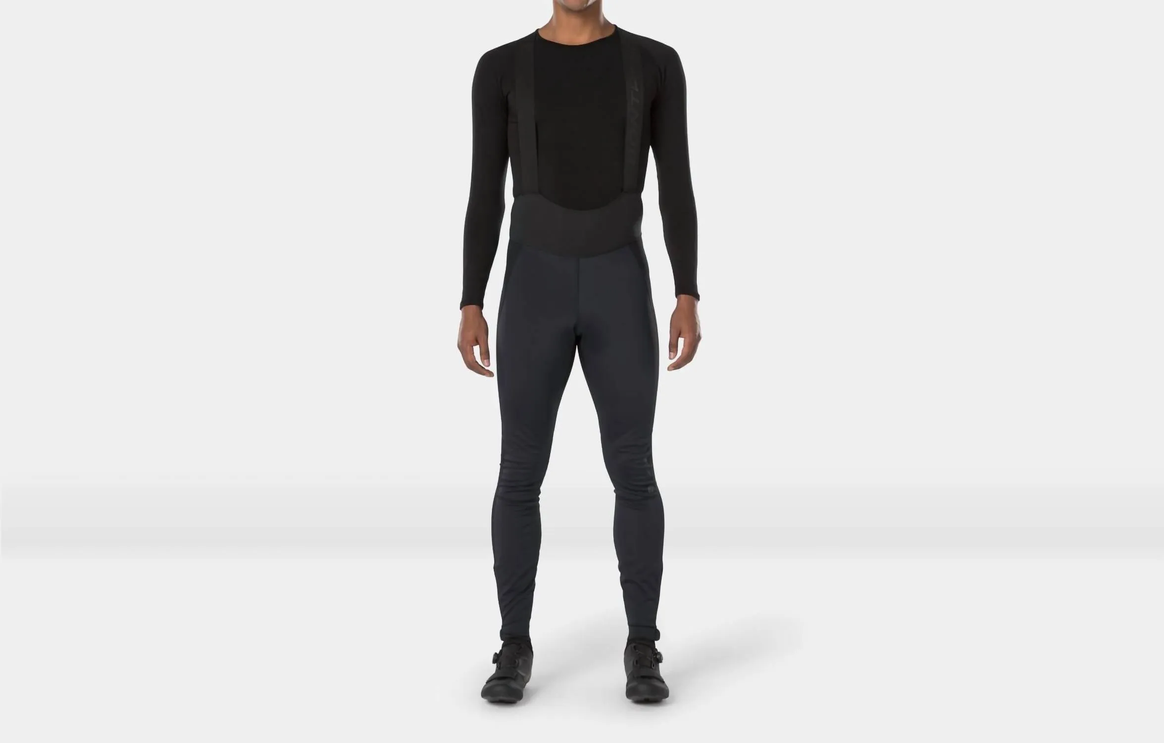 Men's Bontrager Velocis Unpadded Softshell Cycling Bib Tight In Black