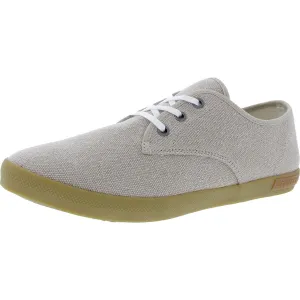 Mens Cushioned Footbed Canvas Oxfords