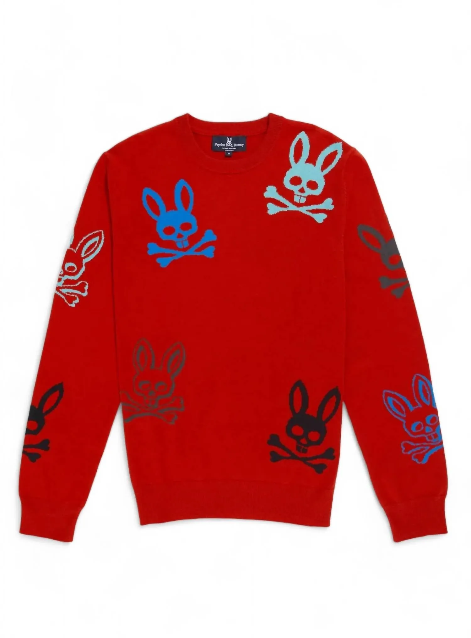 Men's Lacomb All Over Bunny Sweater In Red