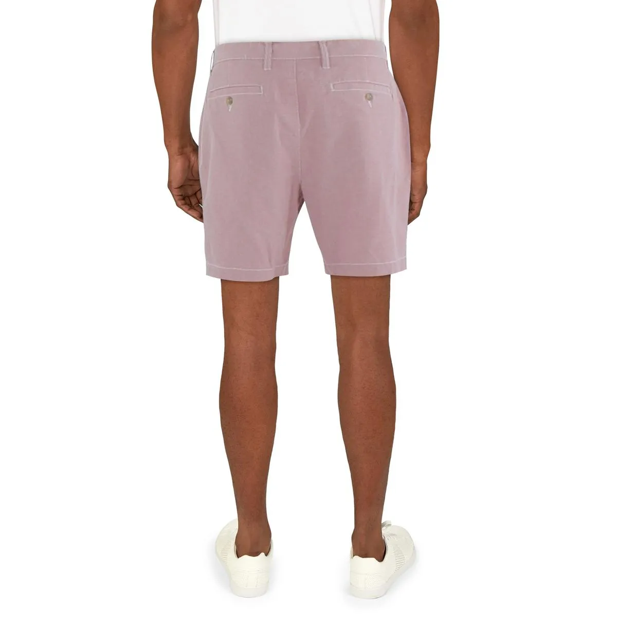 Mens Mid Rise Midi Casual Shorts