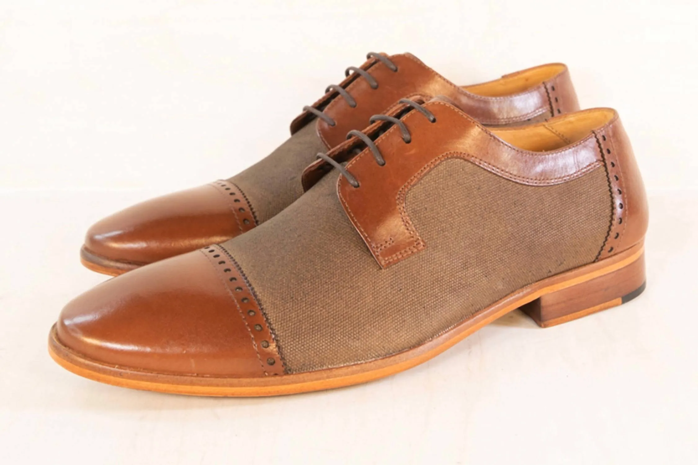 Men's Octavian Shoe In Brushed Apricot
