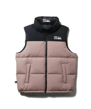 Men's Reversible Bubble Down Vest In Lavender