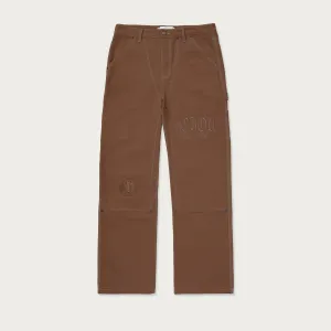 Men's Script Carpenter Pant In Brown