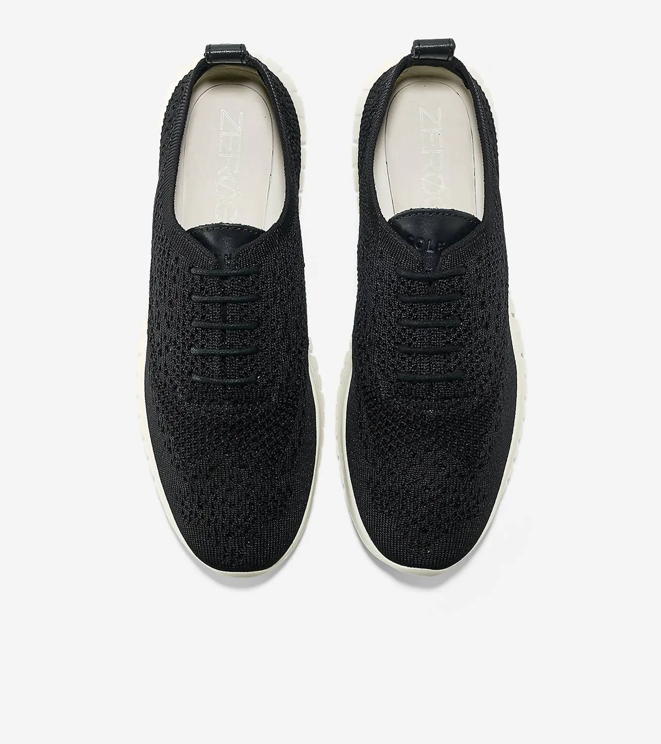 Men's Zerogrand Stitchlite Oxford Shoes In Black/ivory