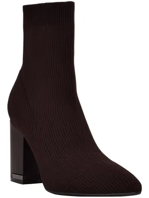 MIRELA Womens Pointed toe Slip on Booties