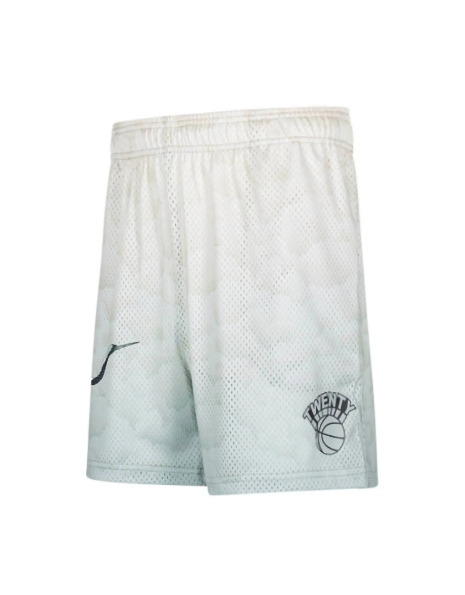 Nash Mesh Basketball Shorts In Cement Gradient
