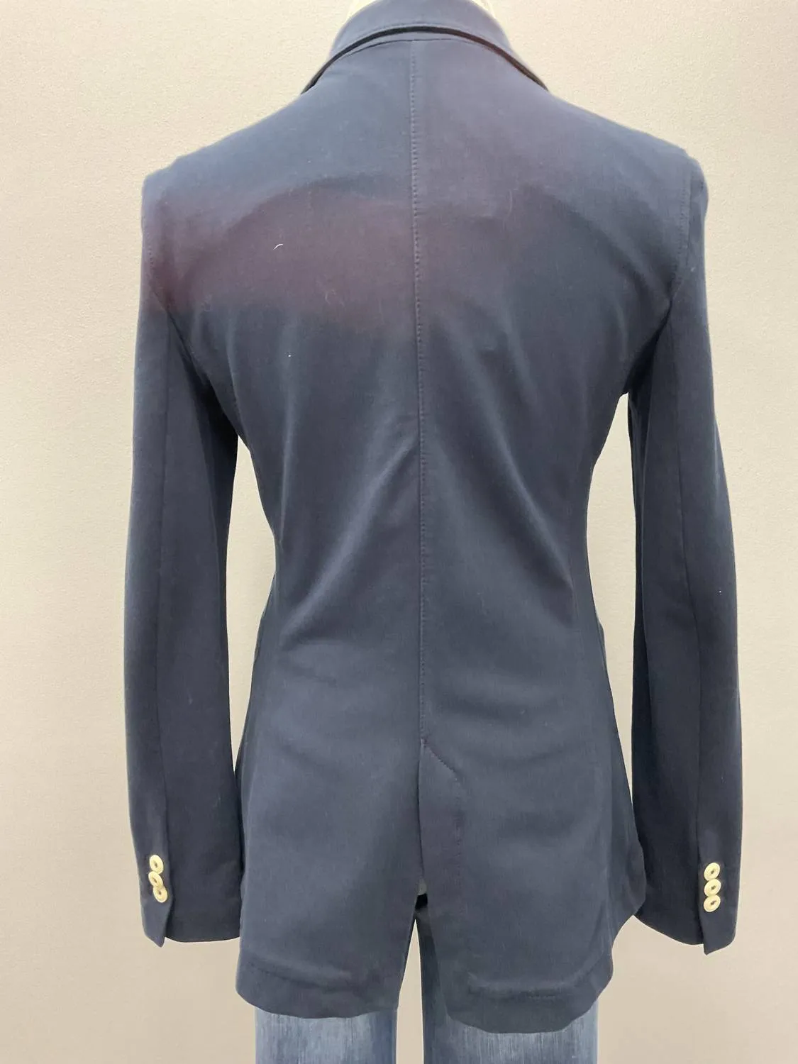 Navy Cotton Stretch Jacket