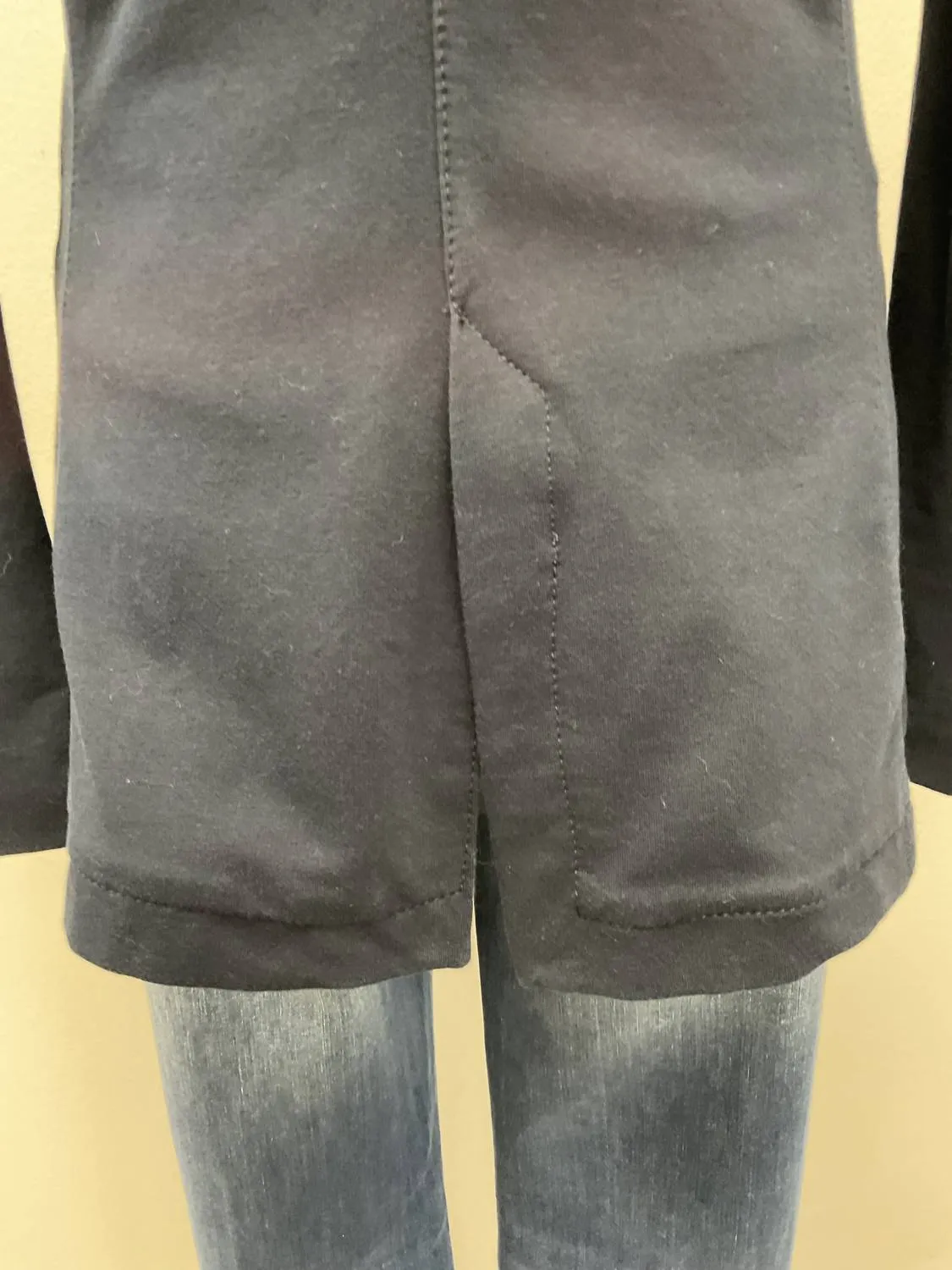 Navy Cotton Stretch Jacket