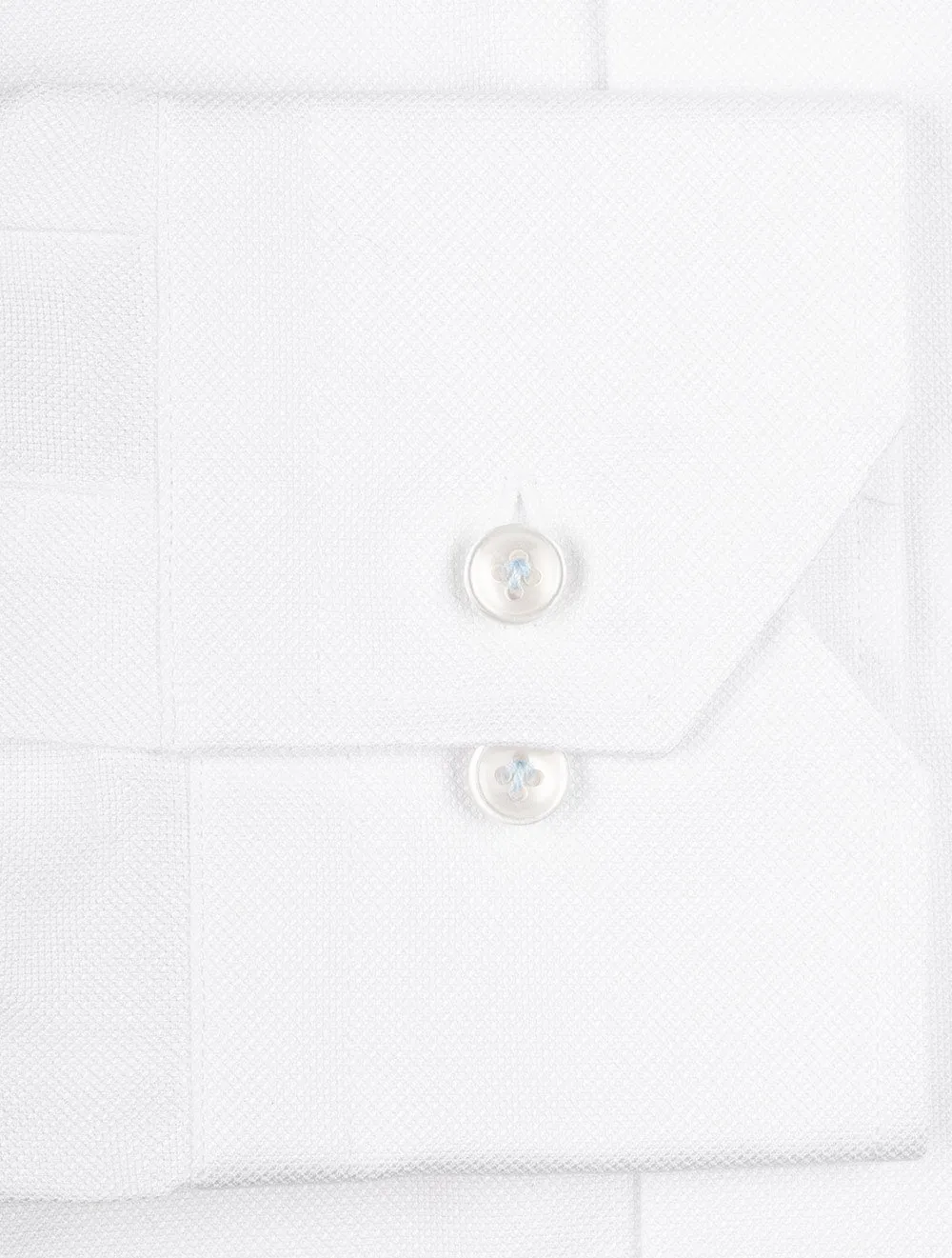 Nebraska Slim Fit Pin Point Shirt White