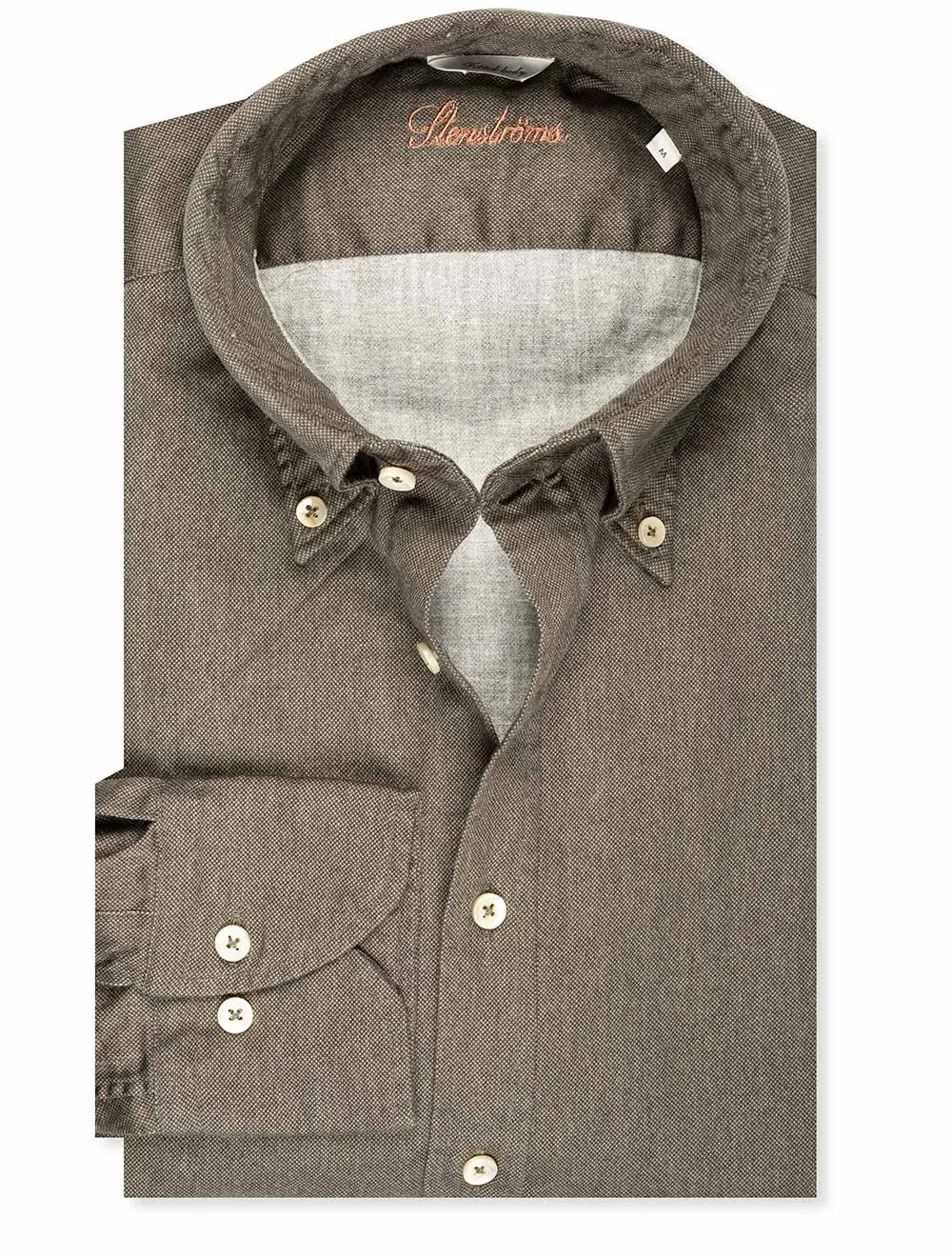 Olive Sport Casual Fitted Shirt