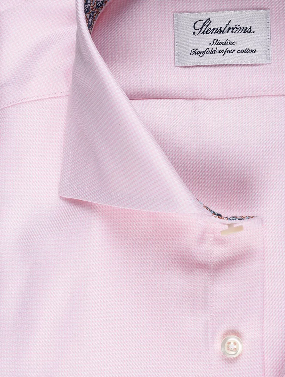 Pink Houndstooth Slimline Shirt