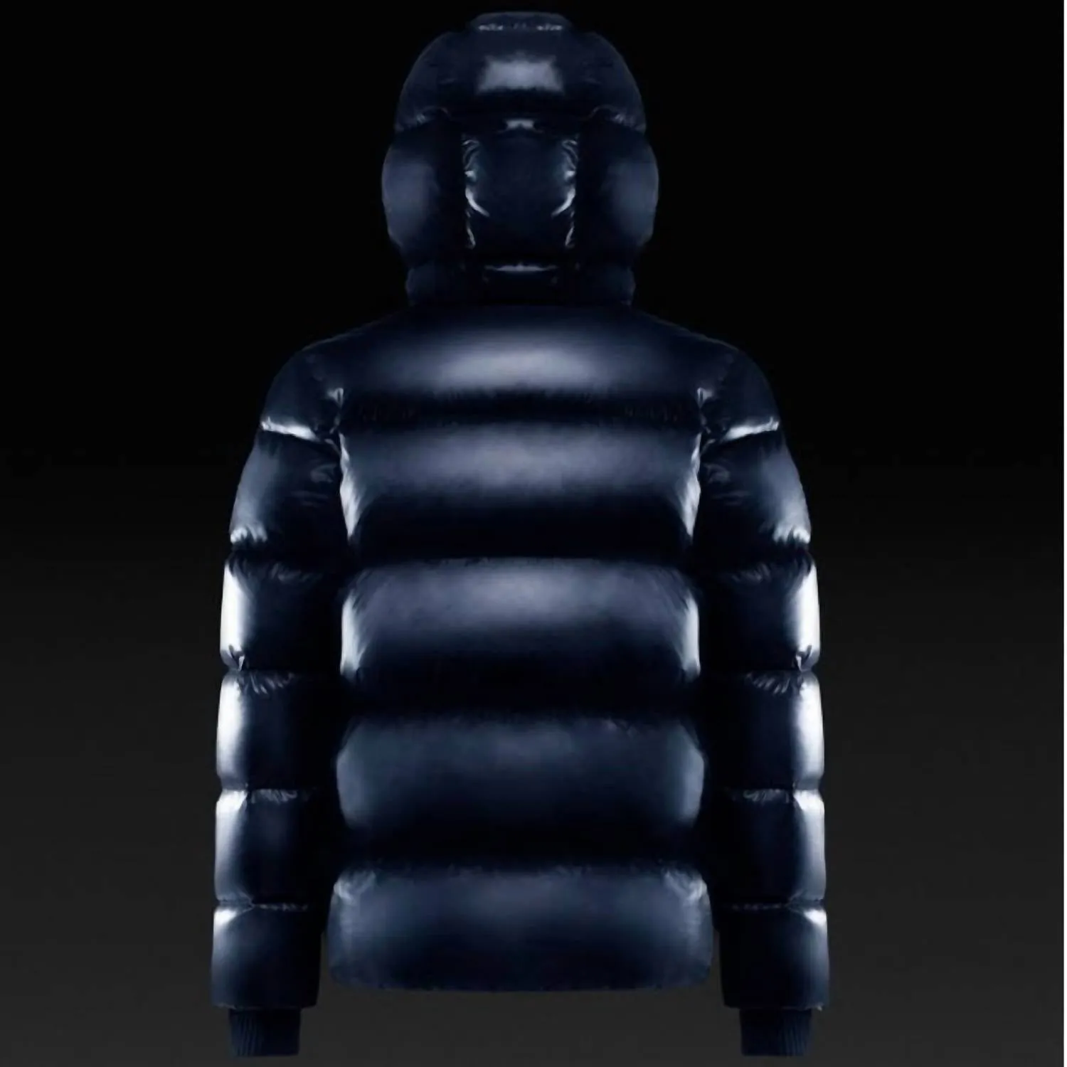 Prime Time Racer Down Puffer Jacket In Navy/red