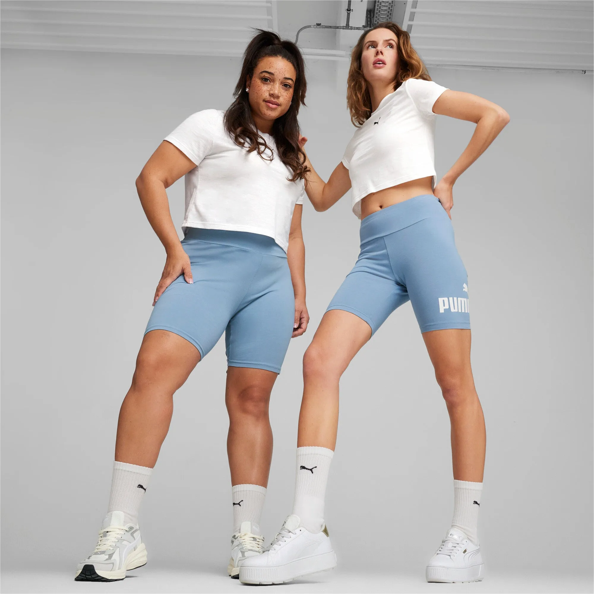 PUMA Women's Essentials Logo Short Tights