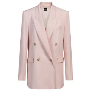 Regular-fit blazer in virgin wool