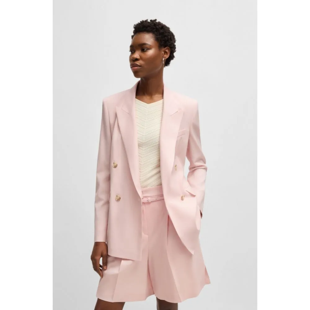 Regular-fit blazer in virgin wool