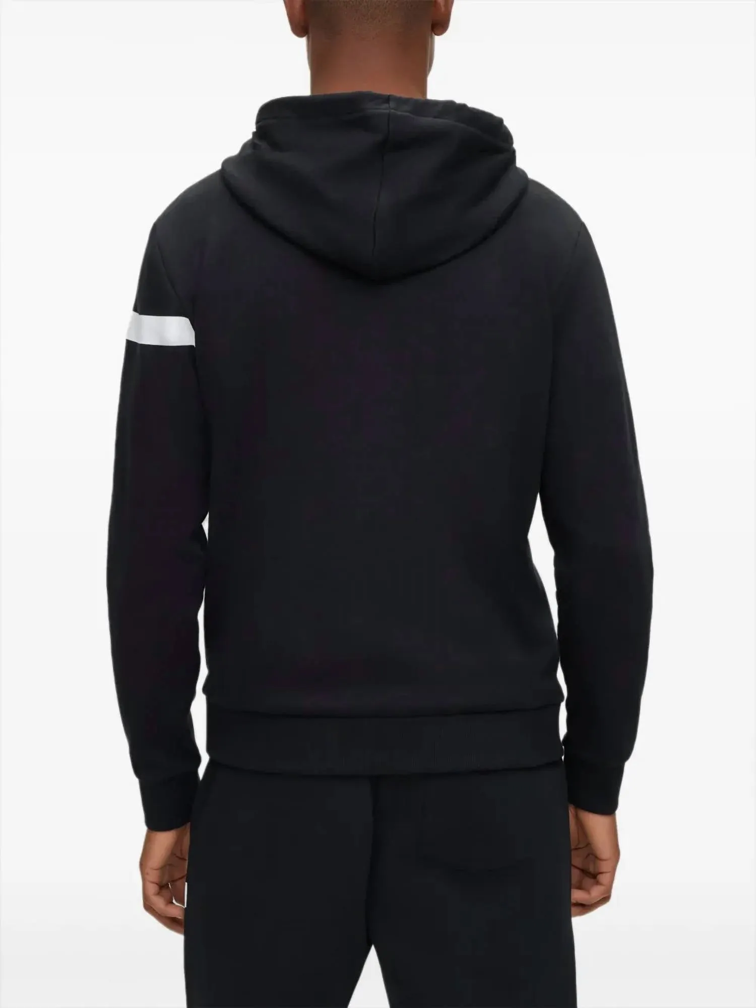 Saggy Hoodie Sweatshirt In Black