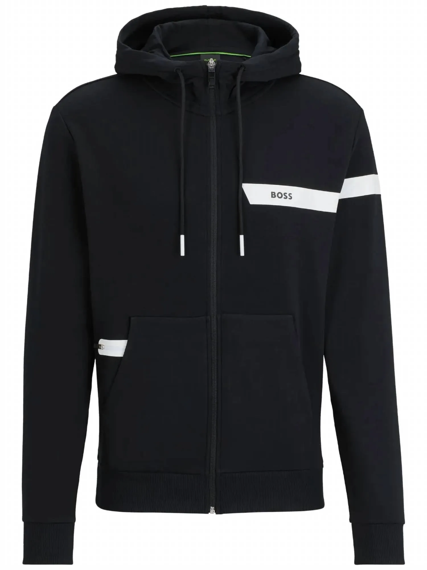 Saggy Hoodie Sweatshirt In Black