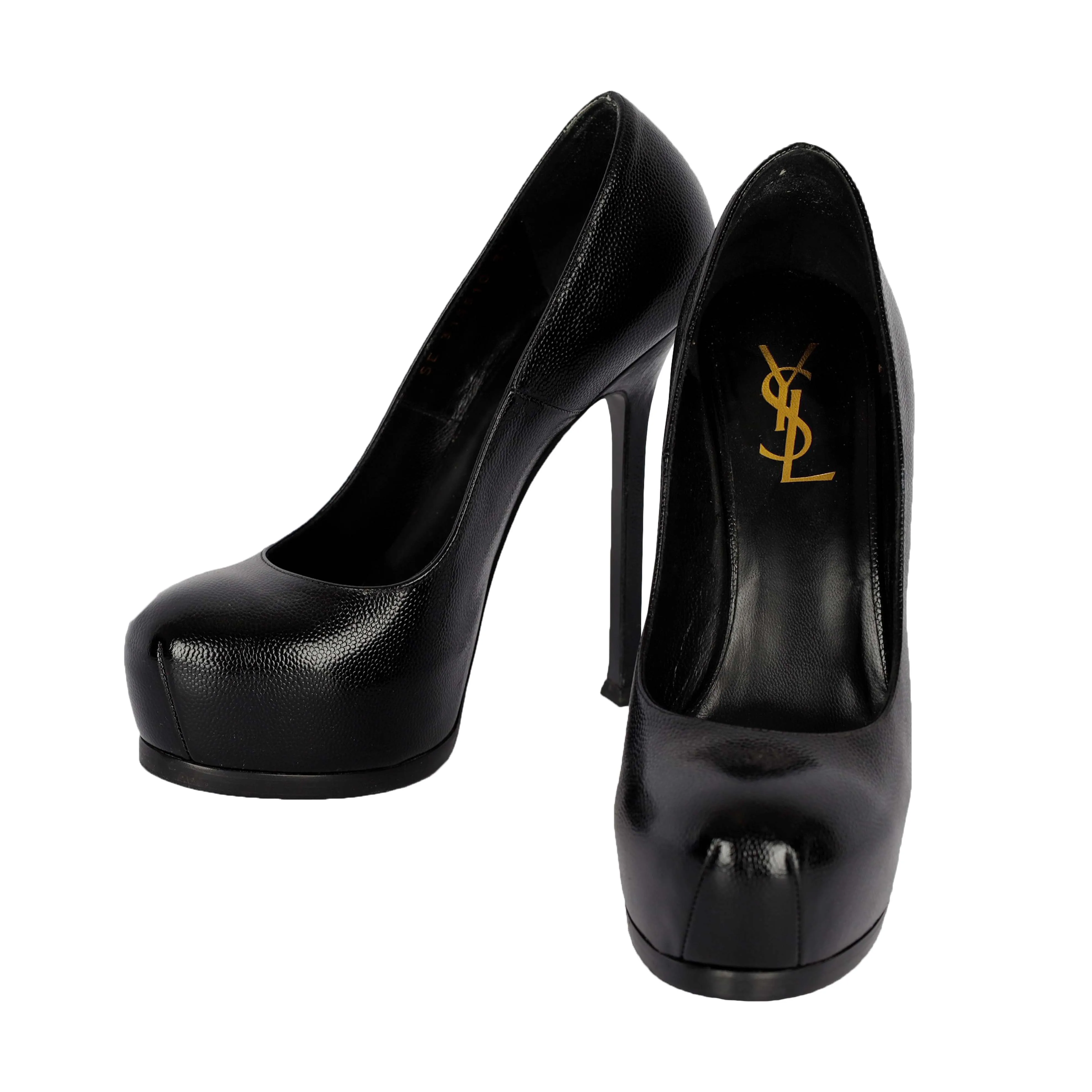 Saint Laurent Black Leather Pumps - '20s