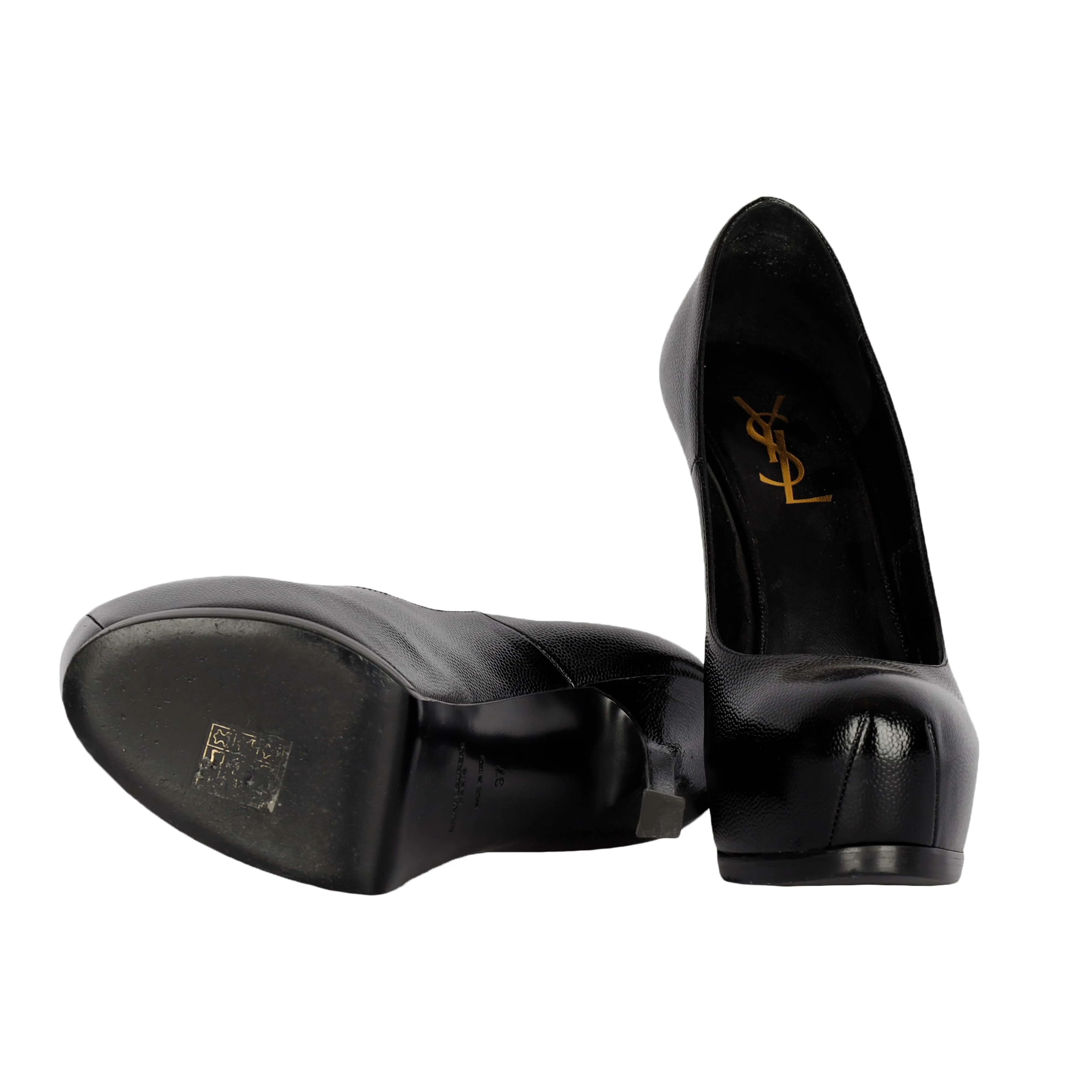 Saint Laurent Black Leather Pumps - '20s