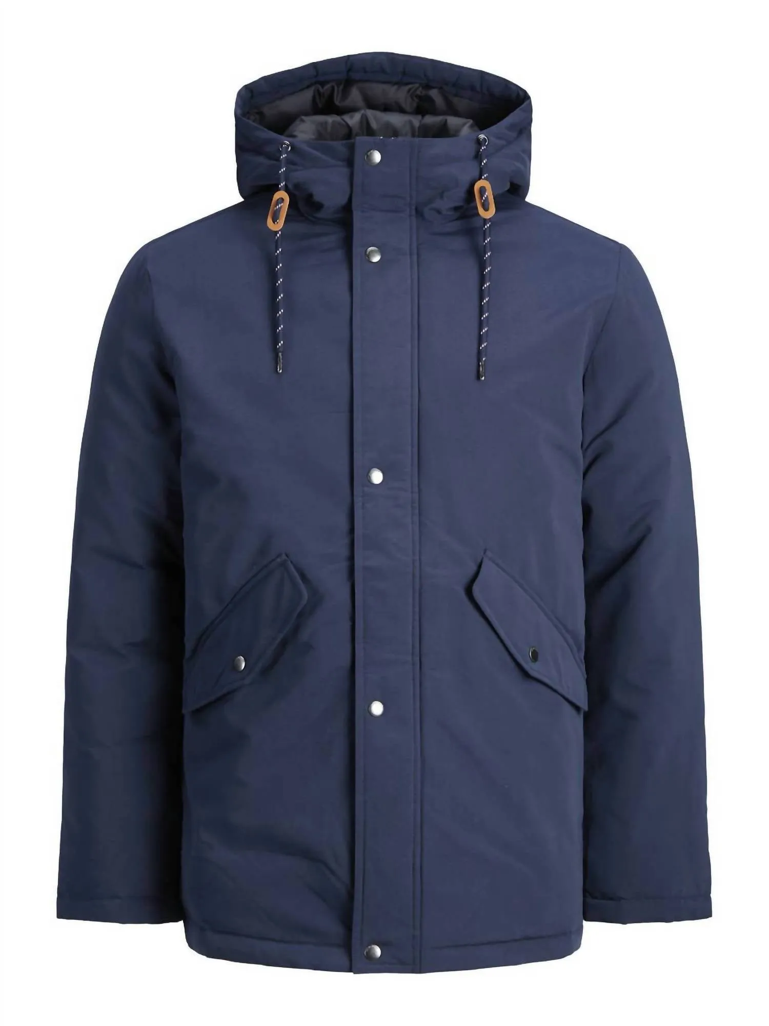 Saka Parka Jacket In Marine Blue