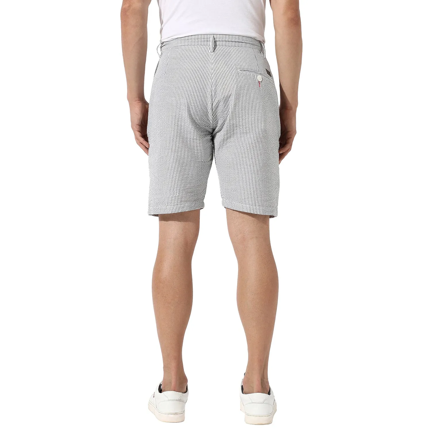Seersucker Stripe Shorts