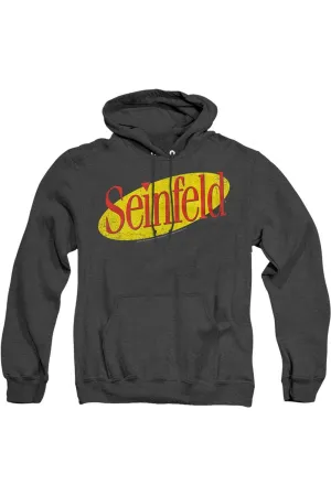 Seinfeld Seinfeld Logo Adult Heather Hoodie / Hooded Sweatshirt