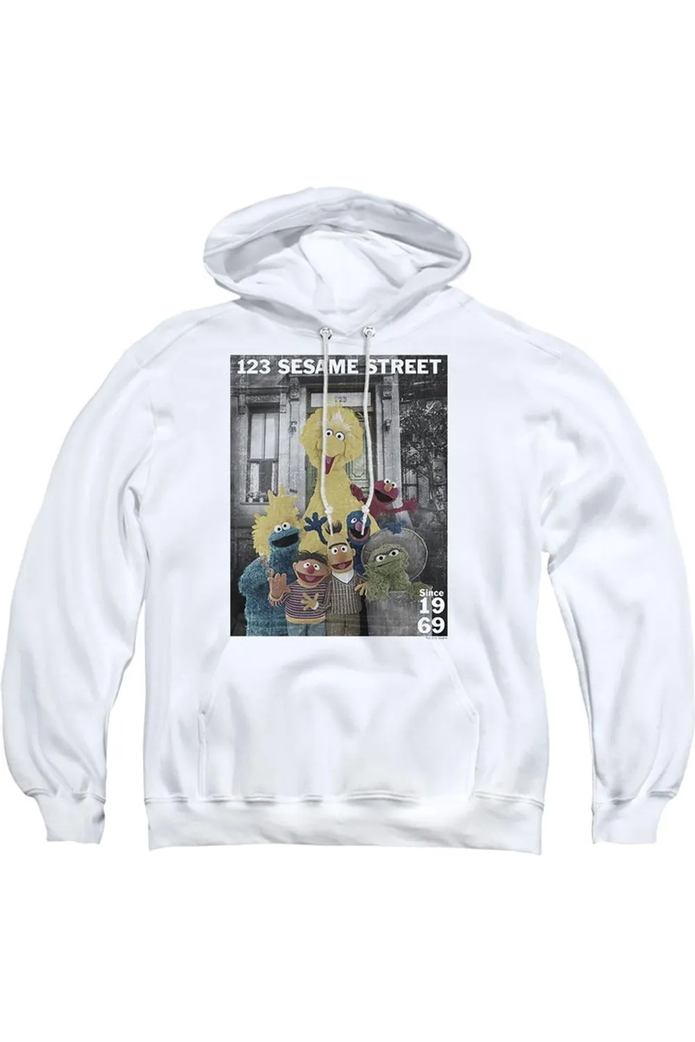 Sesame Street Best Address Adult Pull Over Hoodie