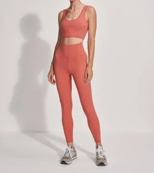 Shape High Rise Leggings In Mineral Red