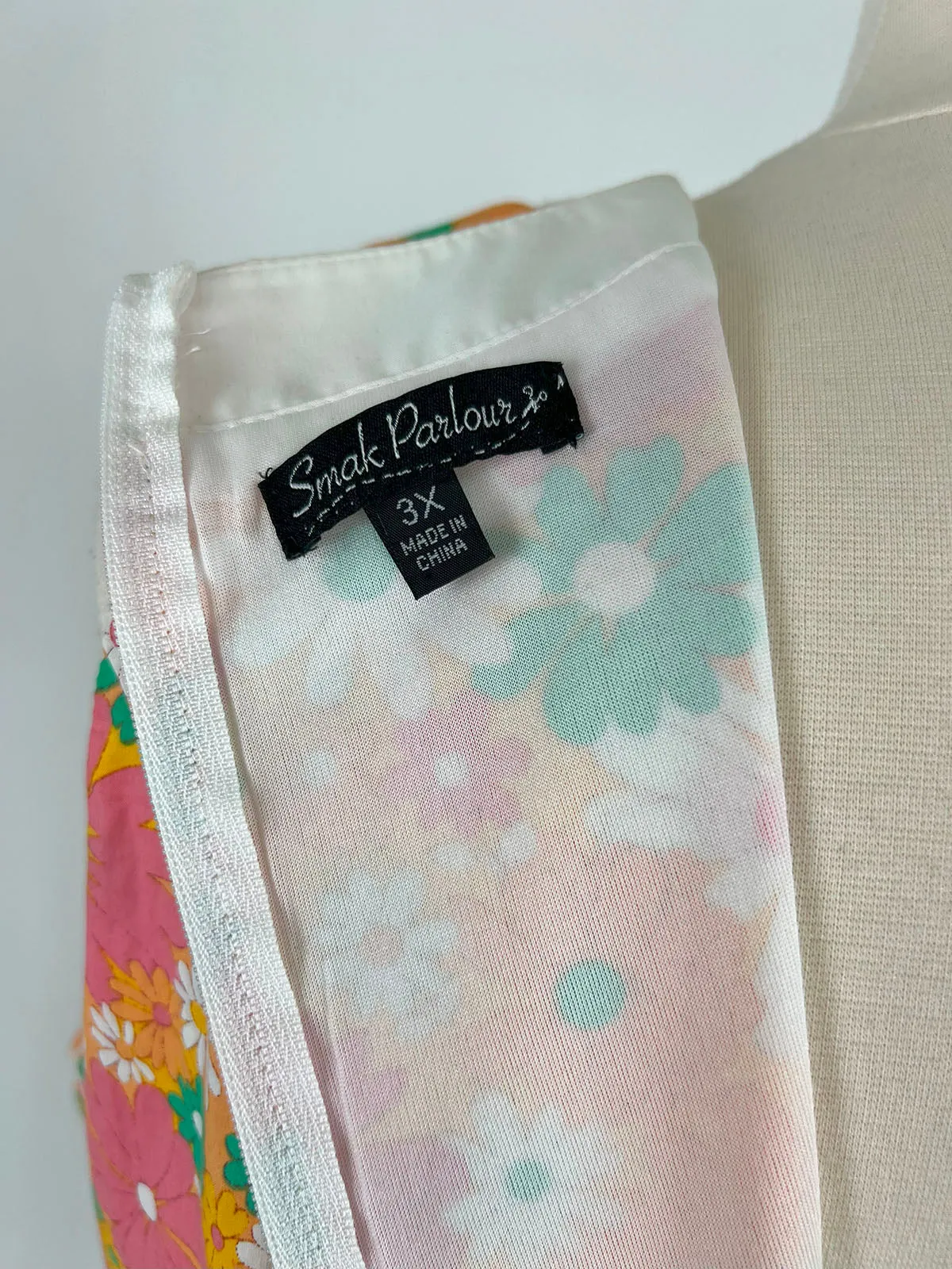 Smak Parlour Size 3X (18/20) Multicolor '60s Floral Dress
