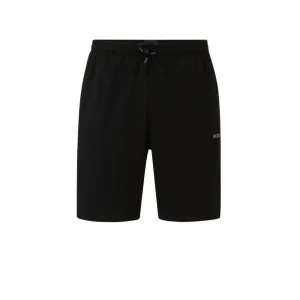 Stretch-cotton regular-fit shorts with logo detail