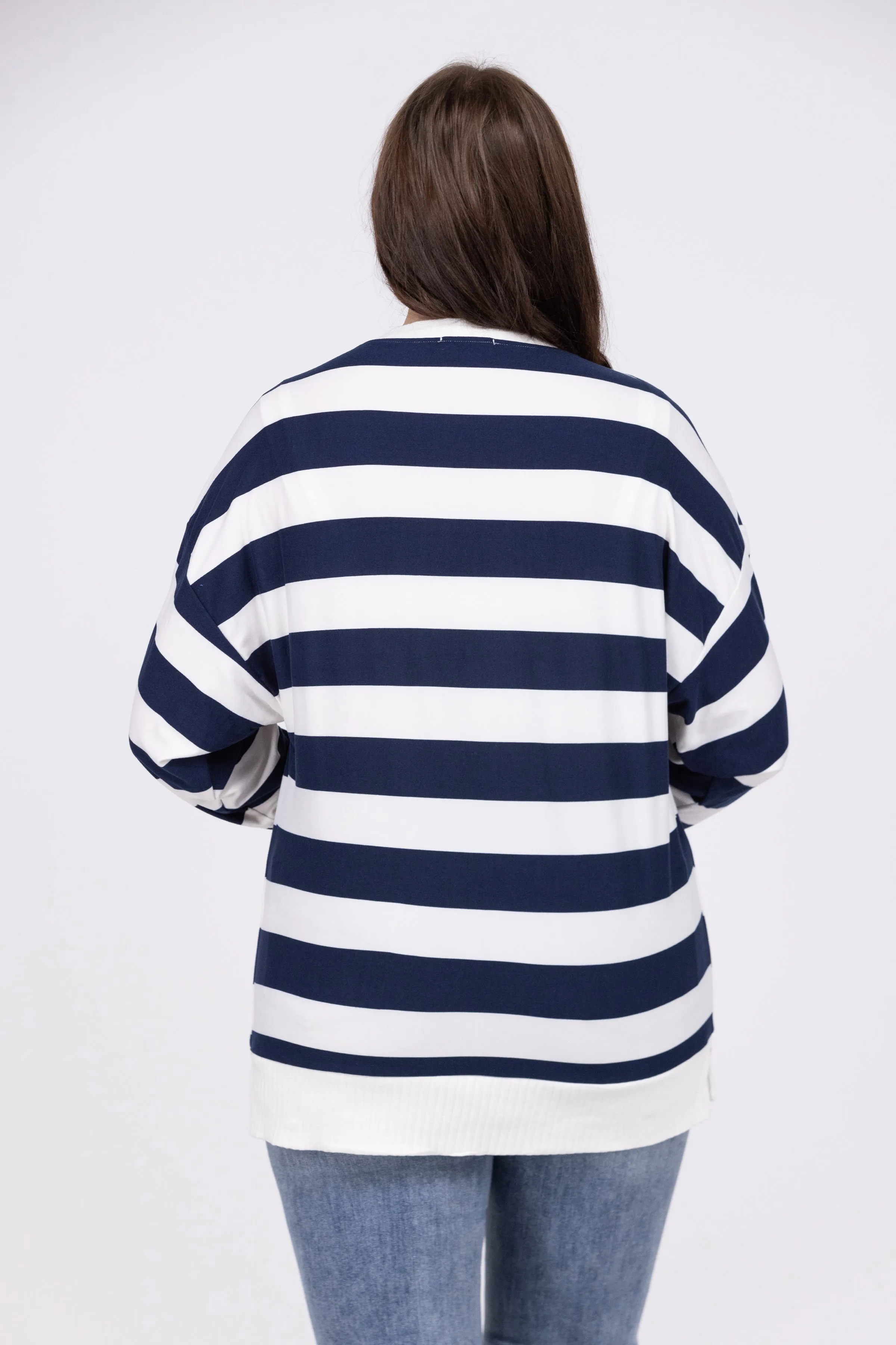 Stripes All Day Women's Soft Long Sleeve Sweater * Final Sale*