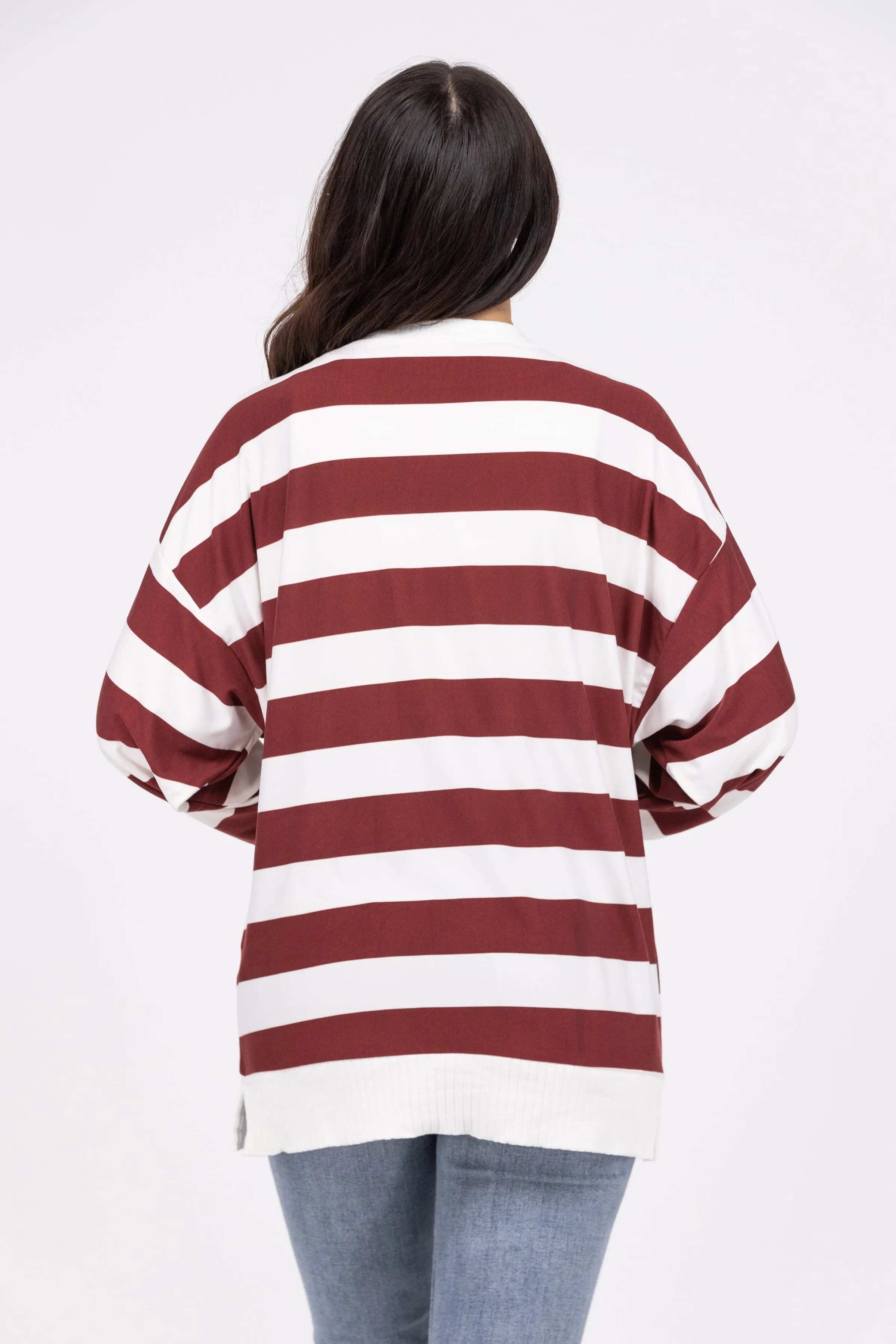 Stripes All Day Women's Soft Long Sleeve Sweater * Final Sale*