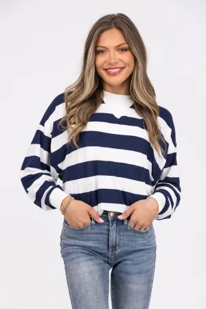 Stripes All Day Women's Soft Long Sleeve Sweater * Final Sale*