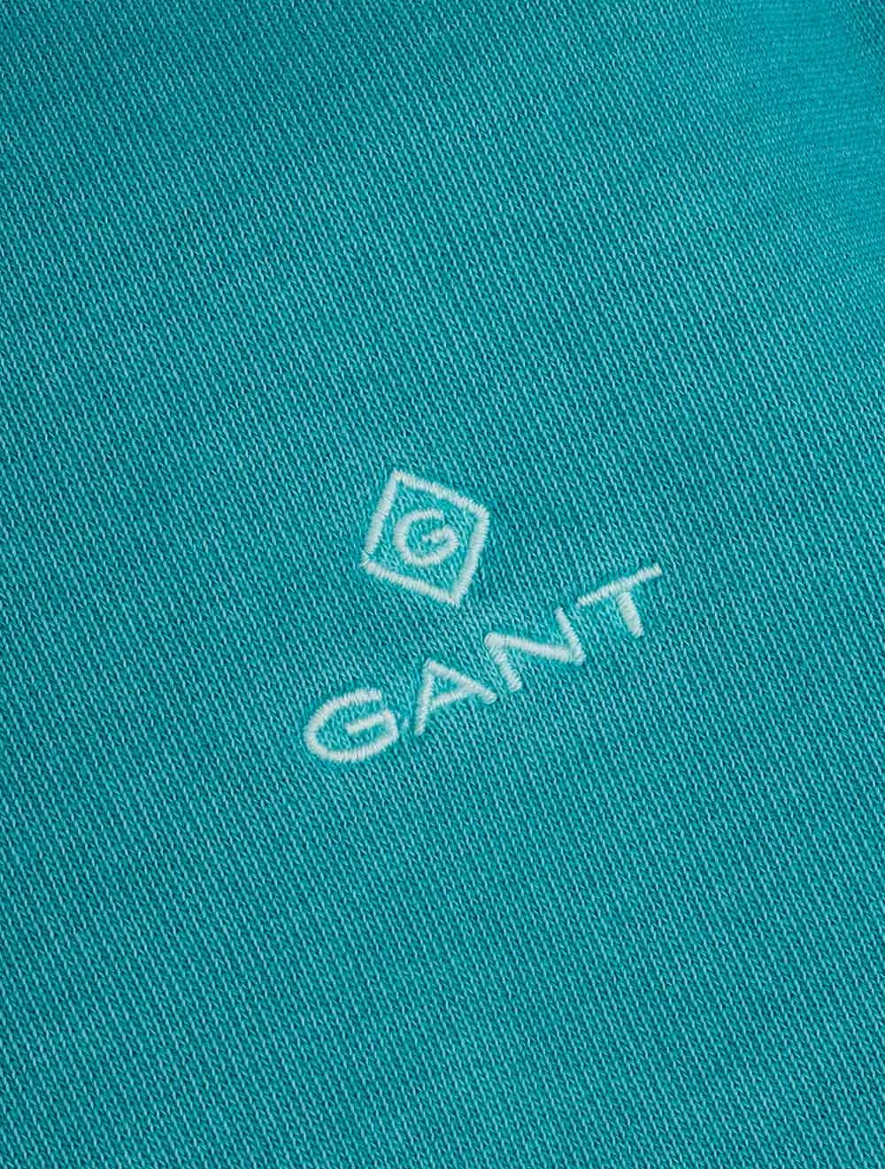 Sunfaded C-neck Sweat Aqua Green