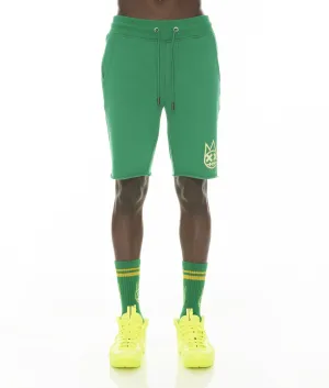 SWEATSHORT IN KELLY GREEN