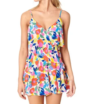 Sweet Soul Cece Romper In Rainbow